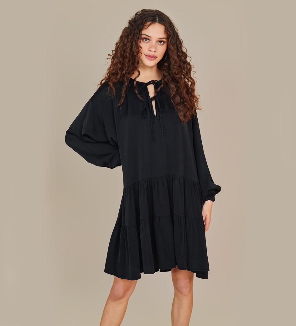 Black Dress | Sleeves | Finery London