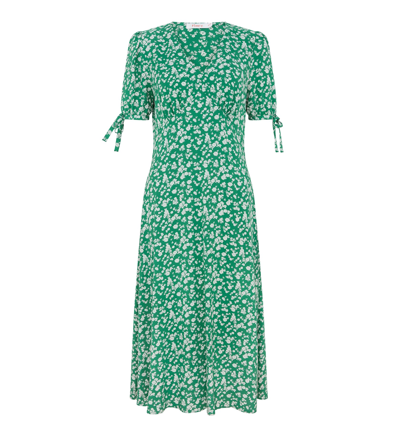 Green ditsy Print Dress | Finery London