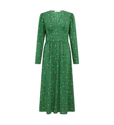 Carrie Midi Green Floral Dress