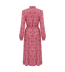 Agrata Pink Spot Midi Dress