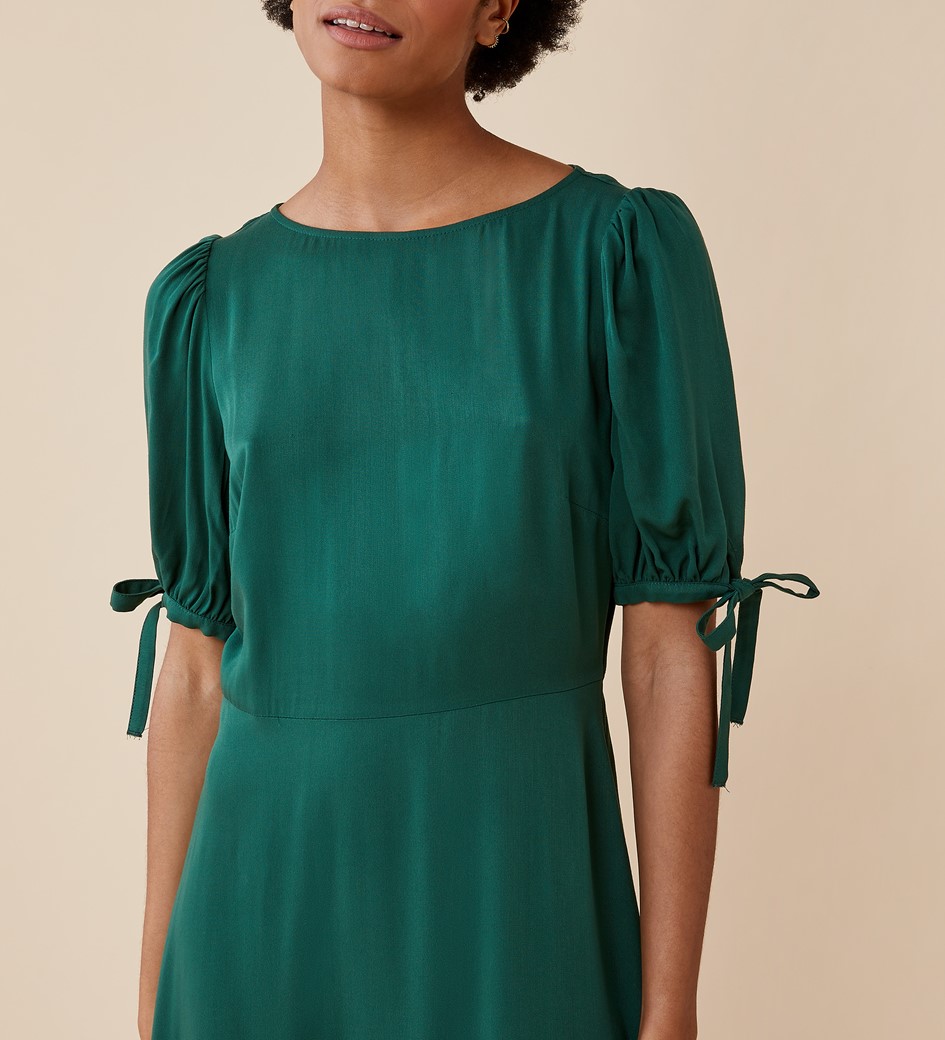 Ruby Midi Green Dress