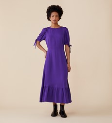 Ruby Purple Midi Dress