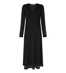 Rhea Midi Black Dress