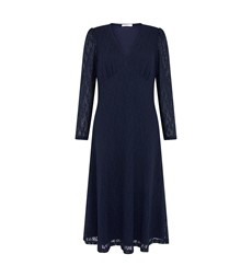 Rhea Midi Navy Dress