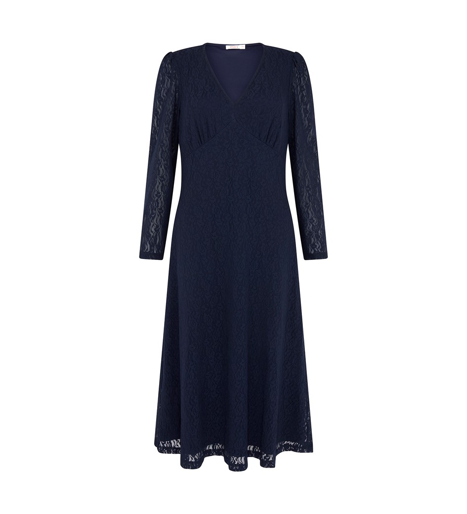 Rhea Midi Navy Dress