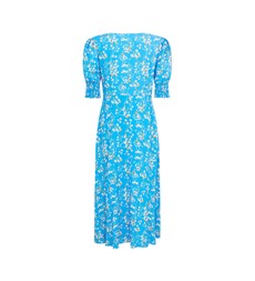 Deena Blue Daisies Midi Dress          LENZING™ ECOVERO™