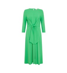 Vania Midi Jersey Crepe Green Dress