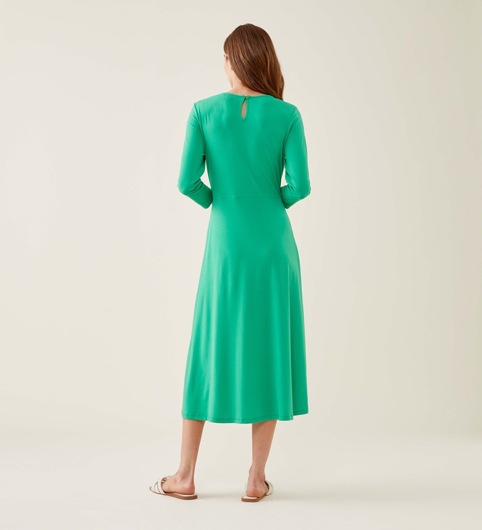 Vania Green Midi Dress
