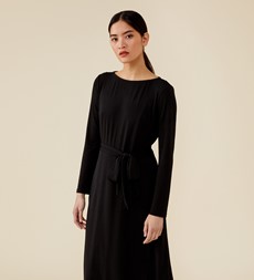 Ebba Black Midi Dress