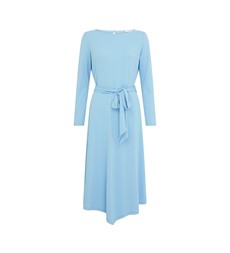 Ebba Midi Jersey Crepe Light Blue Dress