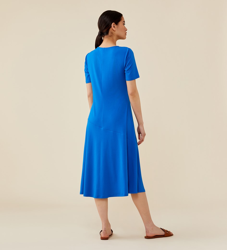 Echo Cobalt Blue Midi Dress