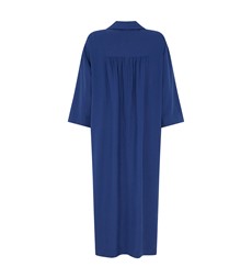 Amantha Navy Linen Blend Dress