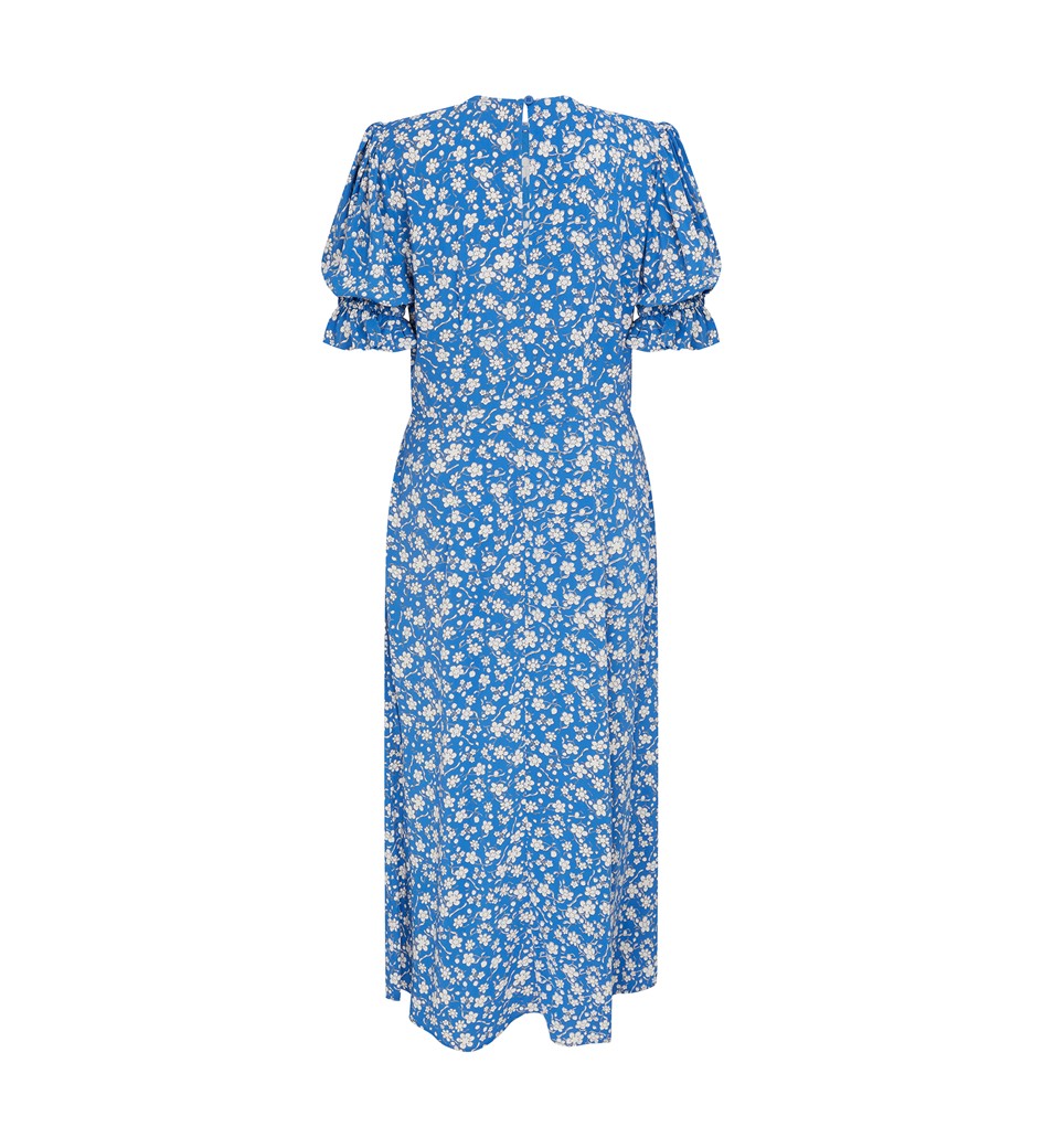 Mela Midi Blue Dress          LENZING™ ECOVERO™ 