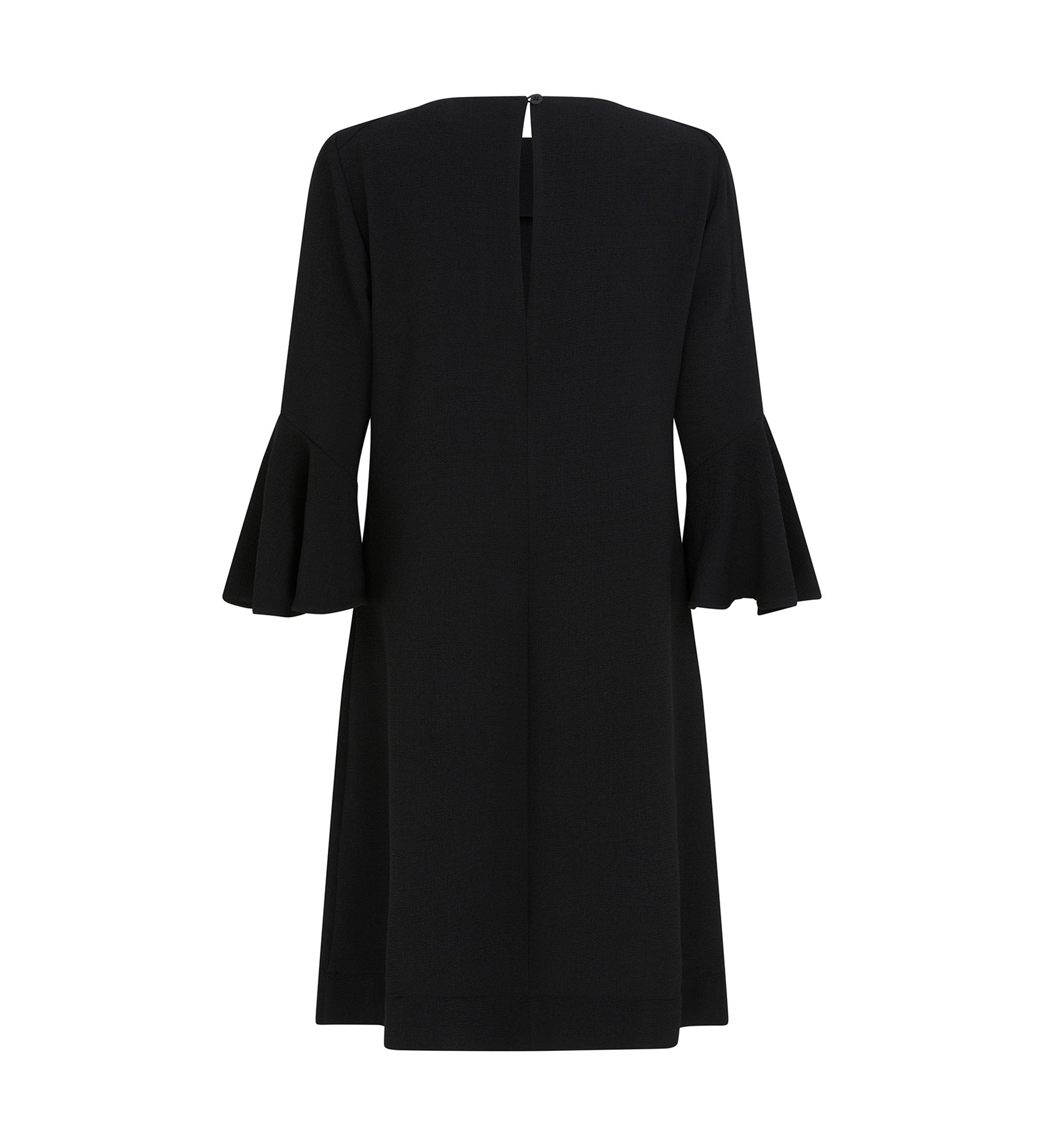 Izzy Black Crepe Midi Dress | Finery London