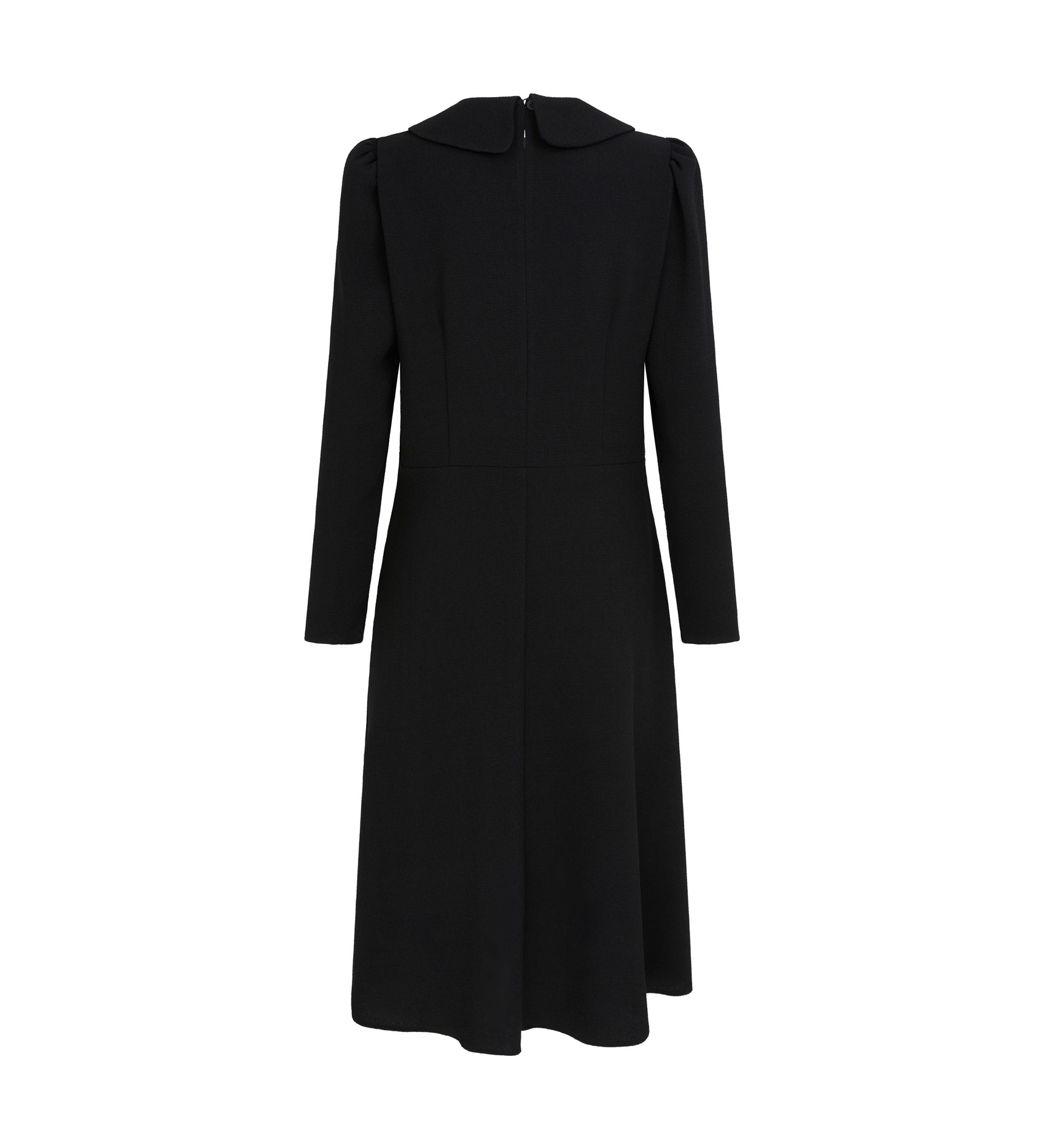 Jadey Black Knee Length Dress | Finery London