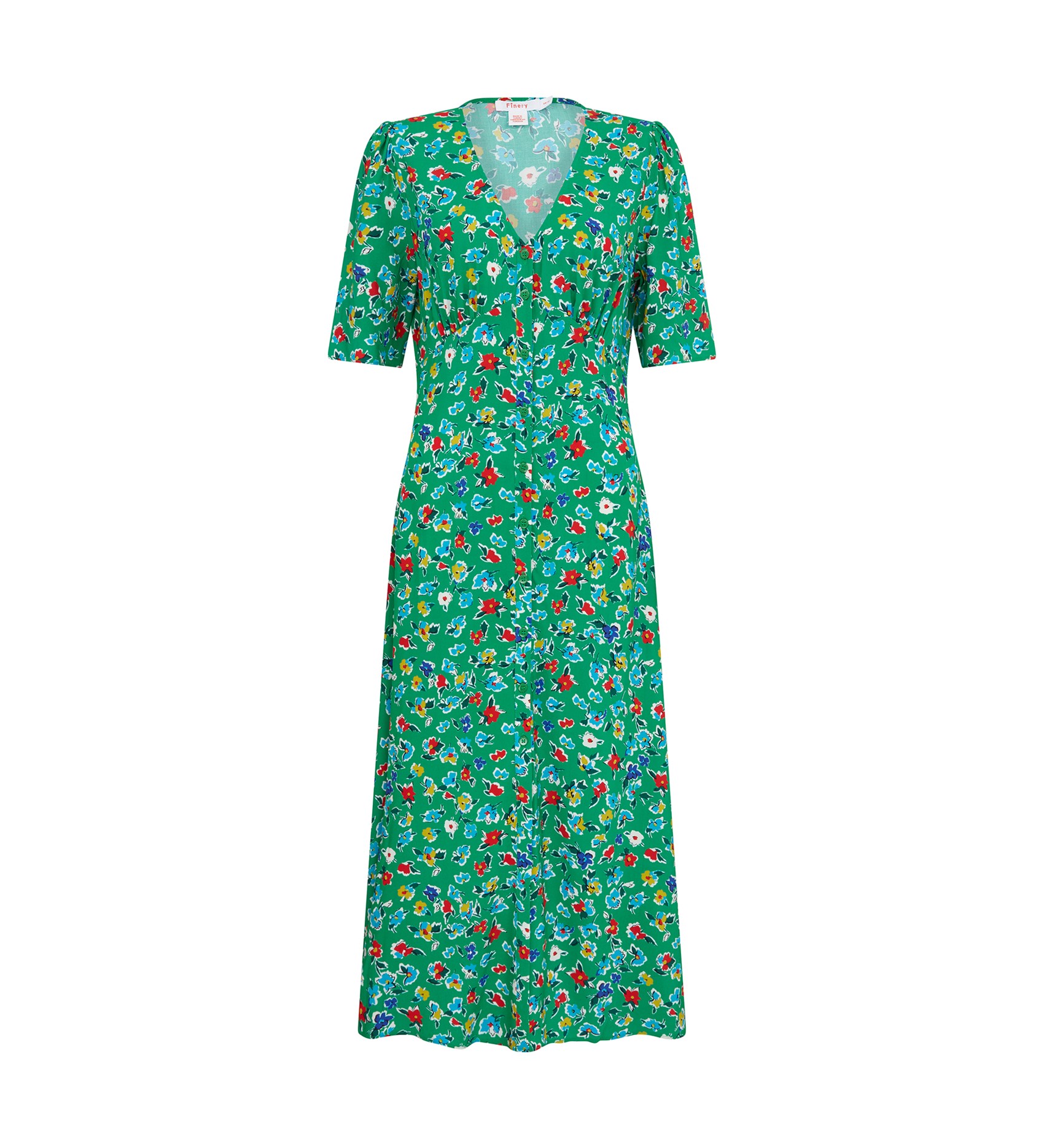 Camilla Green Daisy Midi Dress | Finery London