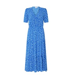 Amara Blue Animal Midi Dress LENZING™ ECOVERO™