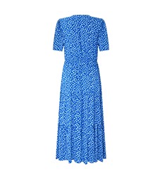 Amara Blue Animal Midi Dress LENZING™ ECOVERO™