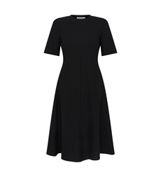 Ioanna Black Ponte Jersey Dress