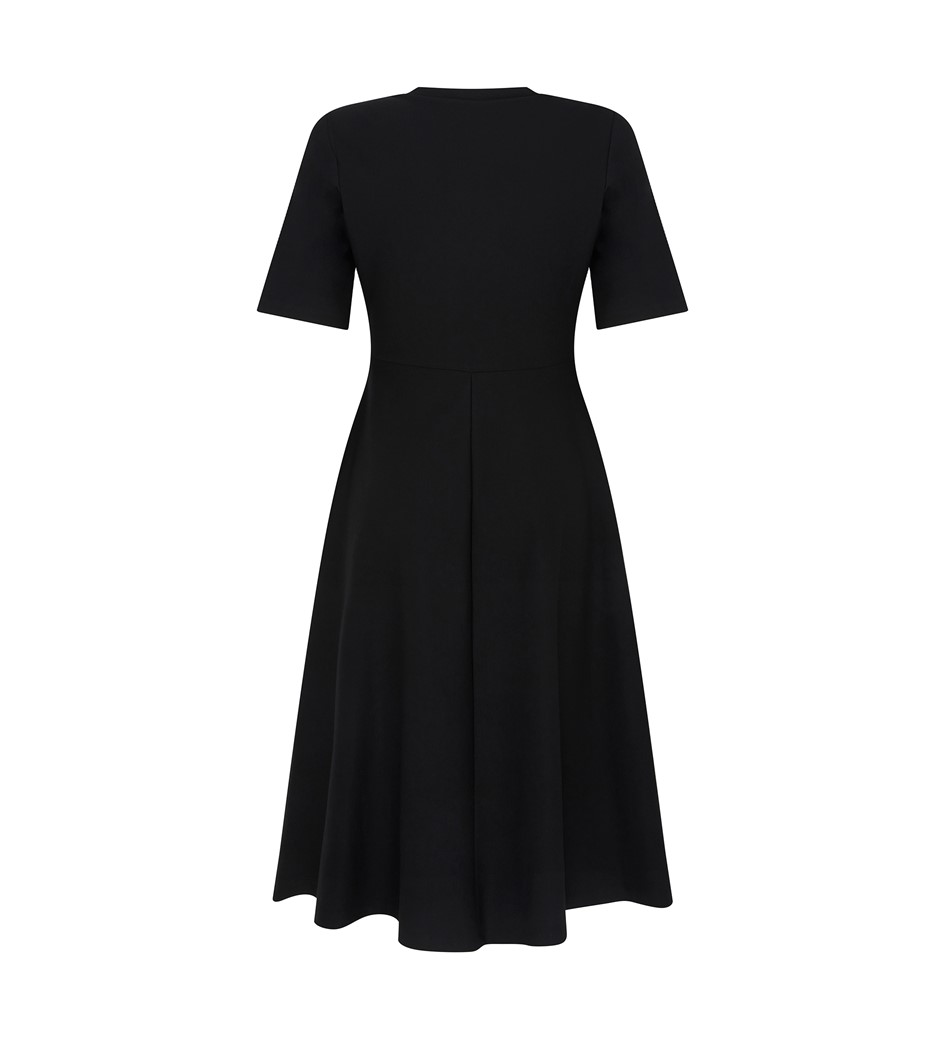 Ioanna Ponte Jersey Black Dress