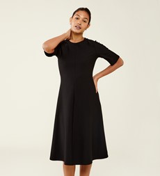 Ioanna Ponte Jersey Black Dress