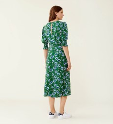 Katia Green Blooms Midi Dress