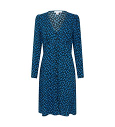 Paula Blue Floral Midi Dress                                            LENZING™ ECOVERO™