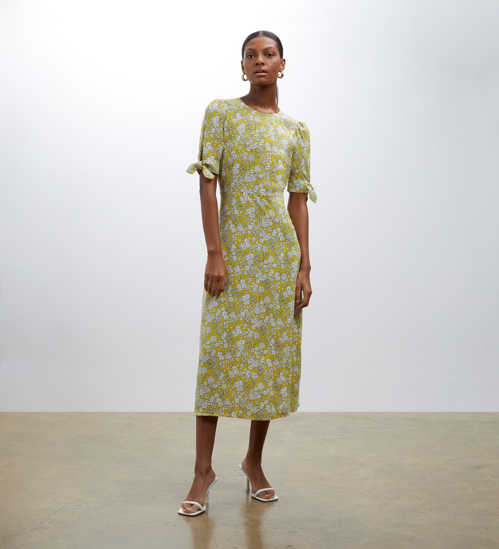 finery london yellow dress