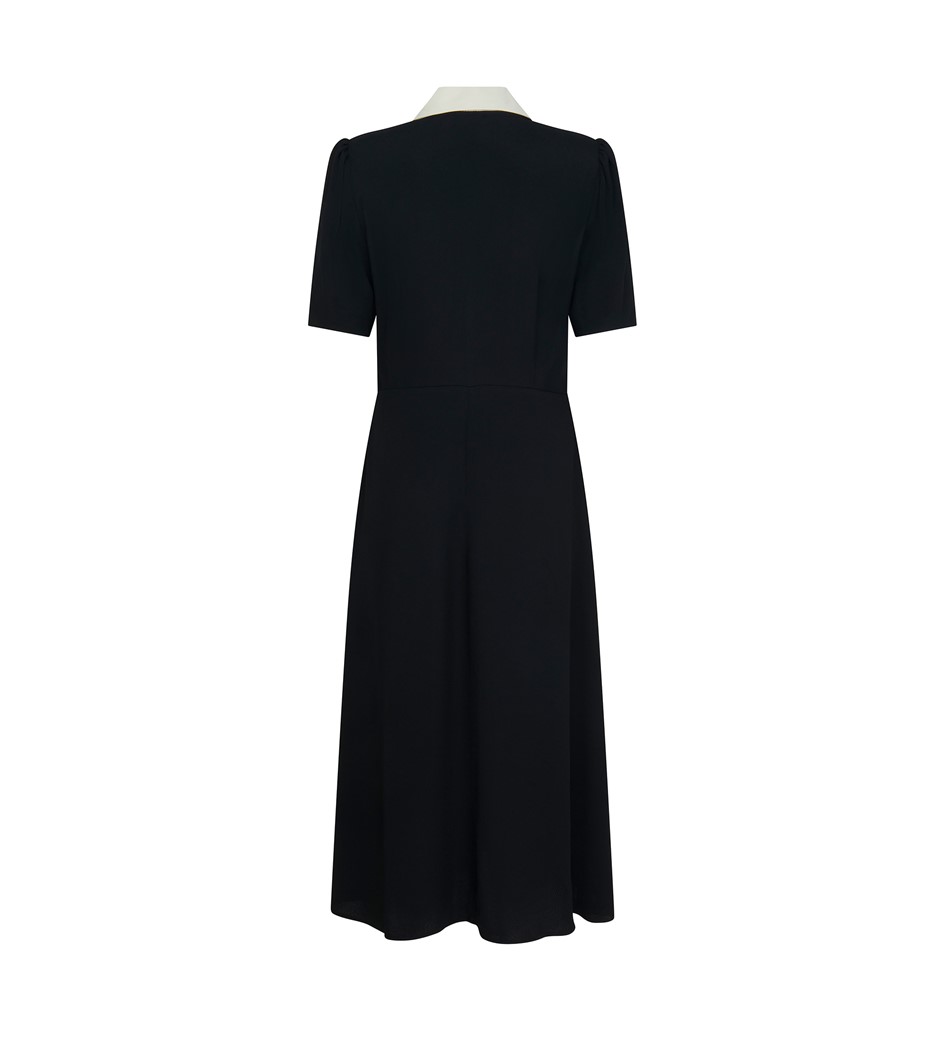 Lindy Black Midi Dress