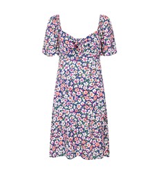 Abigail Navy Daisies Mini Dress 