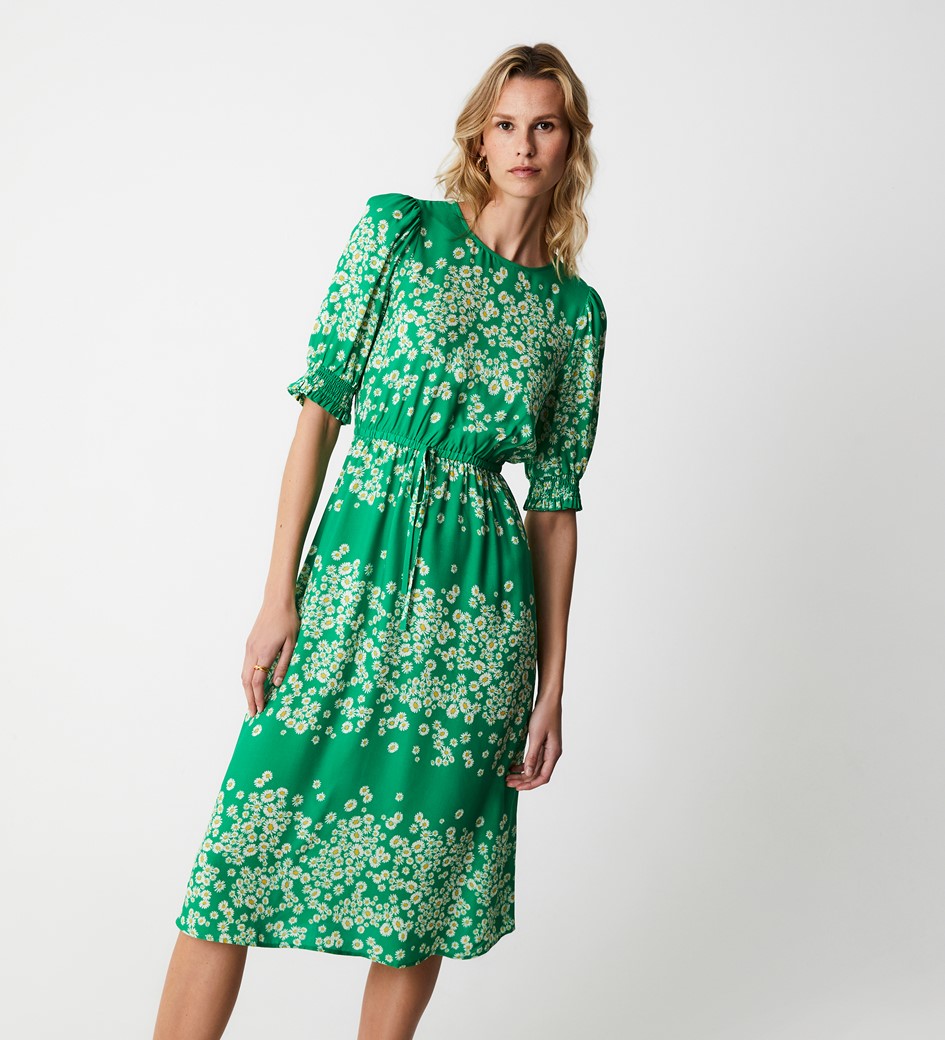 Adie Green Scatter Midi Dress | Finery London