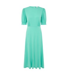 Lilybelle Green Jersey Crepe Midi Dress