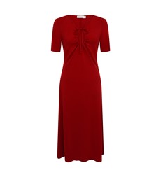 Alice Red Jersey Crepe Midi Dress