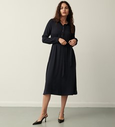 Vanessa Navy Midi Dress