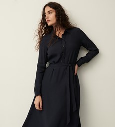 Vanessa Navy Midi Dress