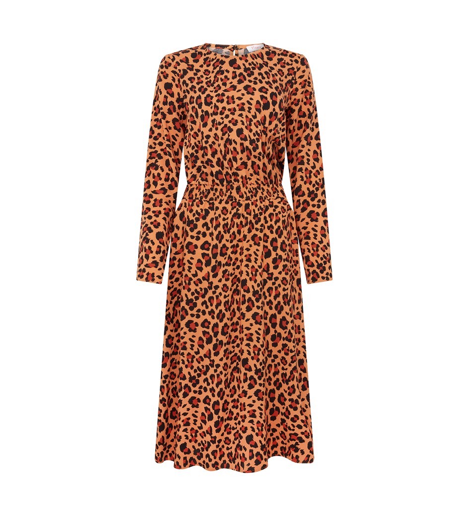 Theo Leopard Print Dress | Finery London