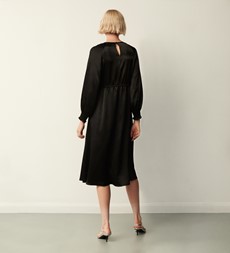 Florian Black Midi Dress