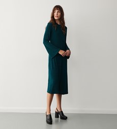 Oakney Green Jersey Midi Dress