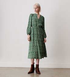 Amy Green Ikat Midi Dress