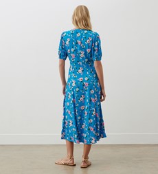 Colette Blue Floral Midi Dress