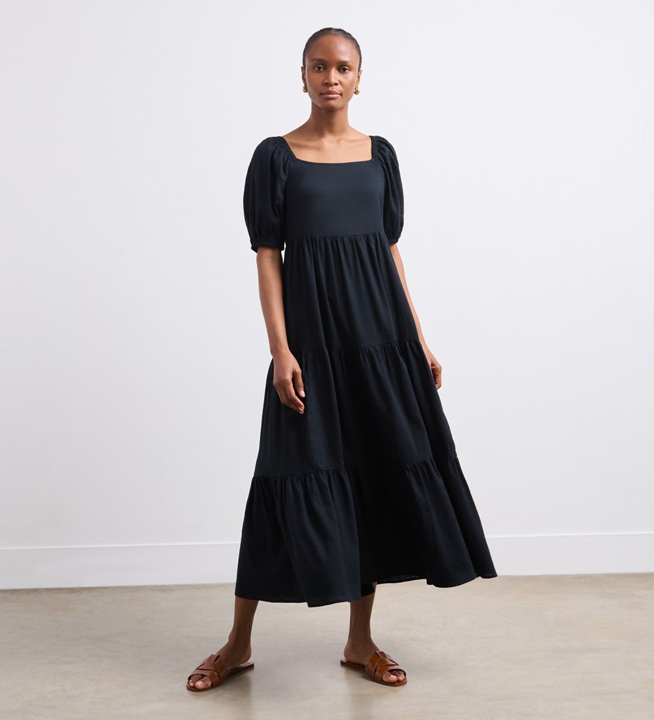Jane Black Linen Blend Midi Dress