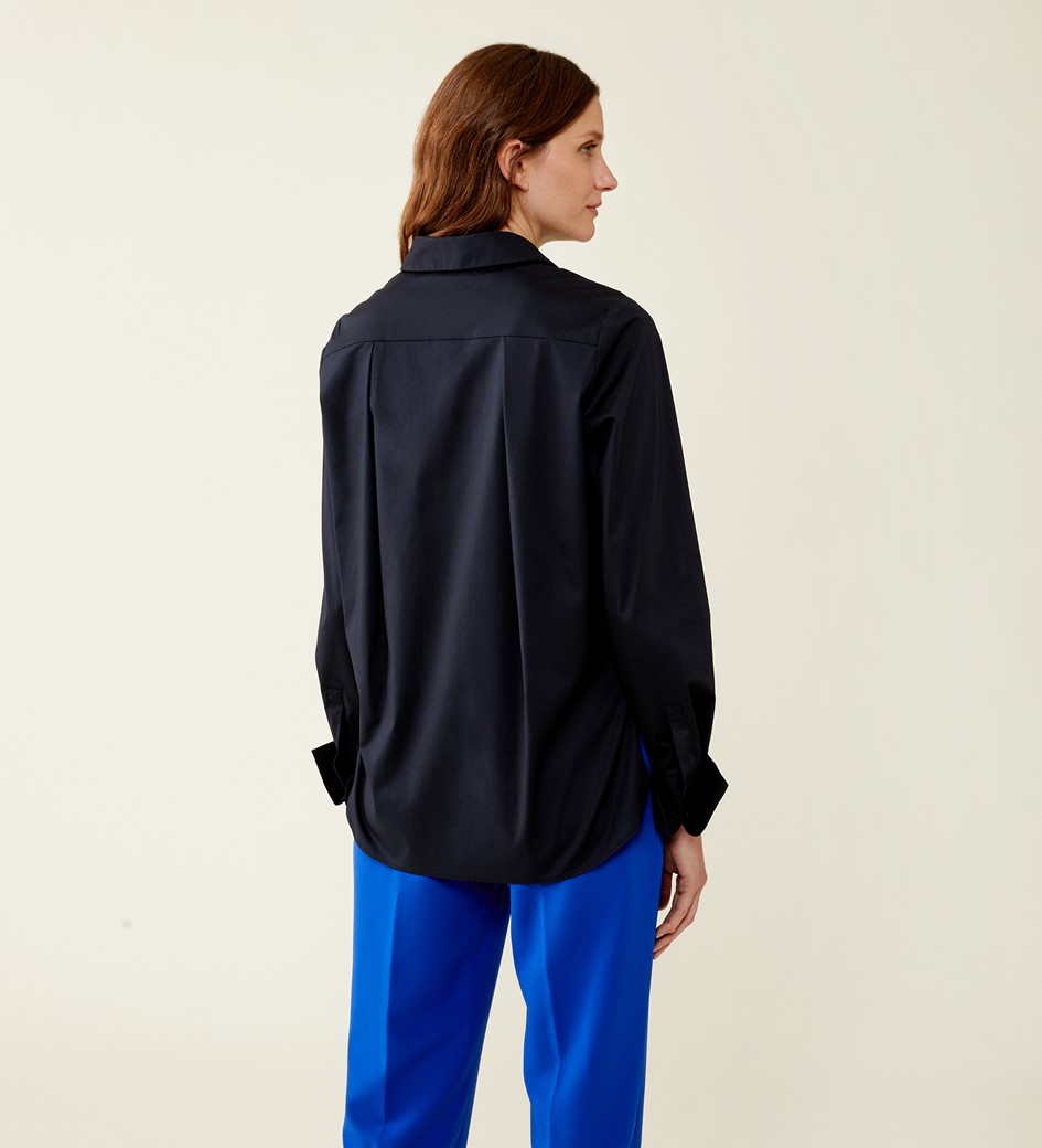 Dillon Black Cotton Shirt