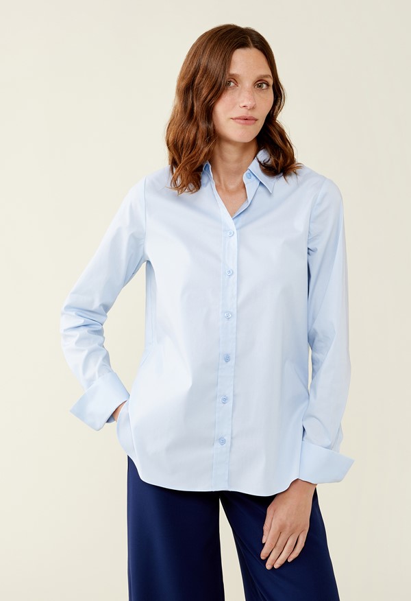 Dillon Light Blue Cotton Shirt