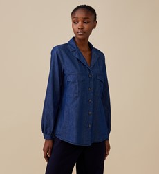 Lizabeth Denim Blue Shirt