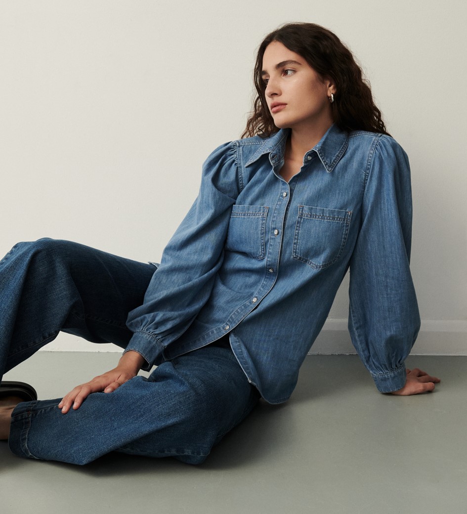 Lizzy Denim Blue Shirt