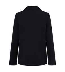 Hailey Black Buttoned Jacket