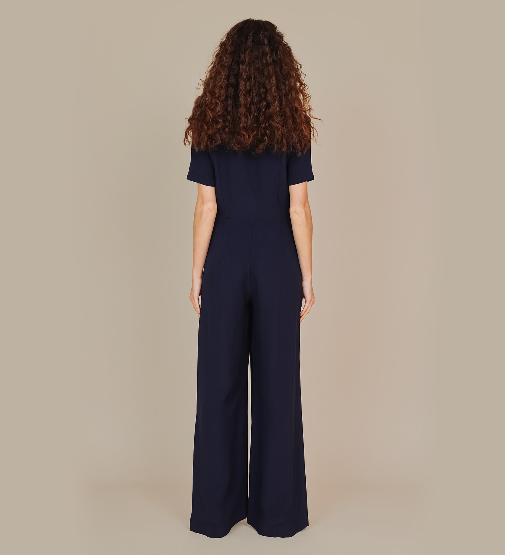Alida Jumpsuit | Short Sleeves | Finery London