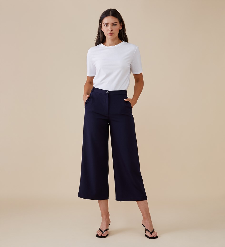 Sunny Navy Trouser