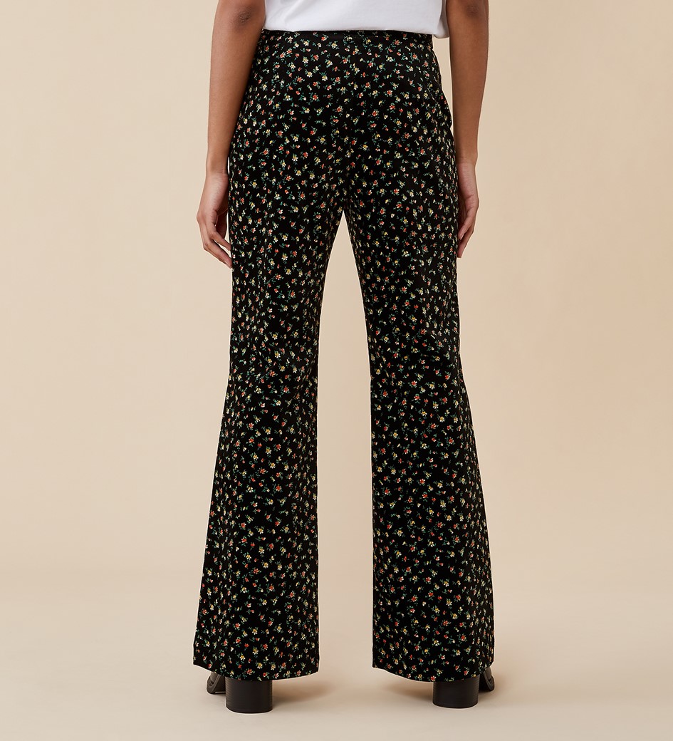 Emsley Printed Cotton Velveteen Trousers