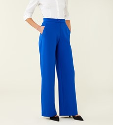 Kaden Cobalt Blue Wide Leg Trousers